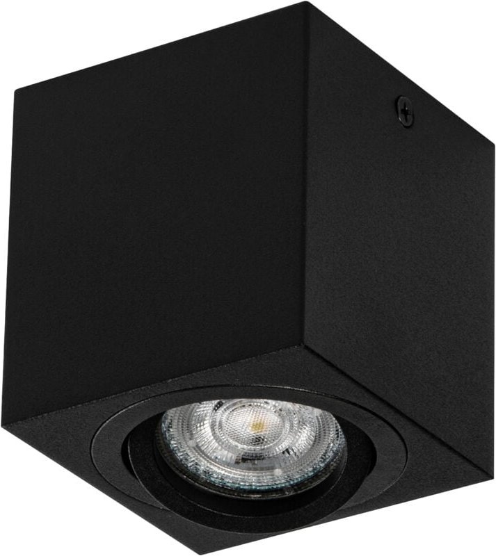 Ledvance - Spot Surface Square Deckenaufbauspot, schwarz, mit GU10 Sockel, kann mit einfacher oder smarter Lampe bestück...