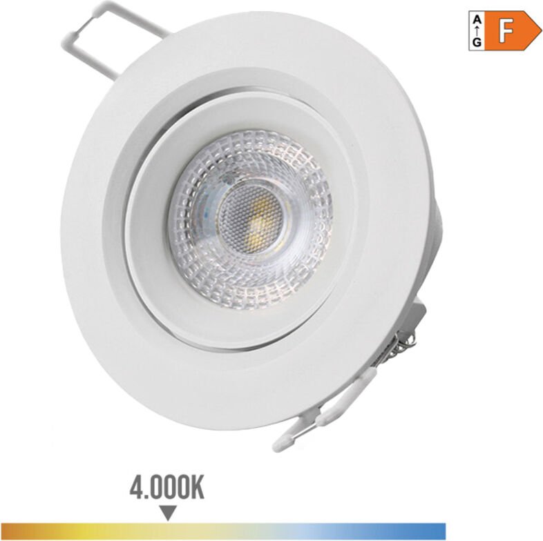 LED-Einbaustrahler EDM 5W - 380lm - 4000K - Weiß - 31631