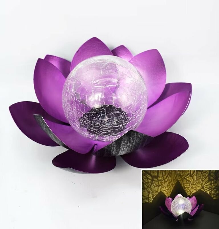 Wasserdichte LED Solarleuchten Dekorativ, Fantastische Lichteffekte dank Glasbruchoptik, Solar Outdoor Garten für Terras...