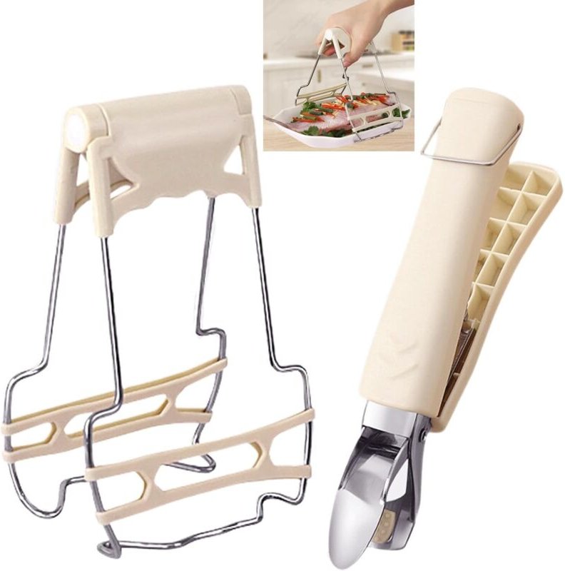 CCYKXA Mehrzweck-Verbrühungsschutzclips – 1 Set mit 2 Stück, Aprikose, Küchenclips zum Schutz vor Verbrühungen, gute Hil...