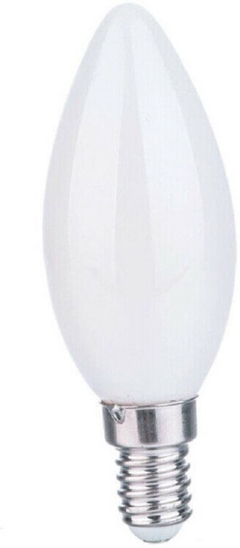 Trade Shop Traesio - Trade Shop - led-lampe matt filament 4W E14 kaltlicht warm natürlich kerze C35B -