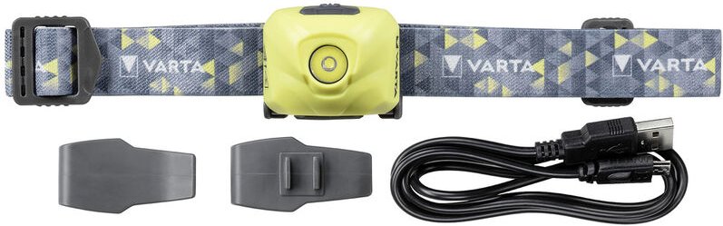 Outd.Sp. Ultralight H30R lime led Stirnlampe akkubetrieben 100 lm 18631201401 - Varta