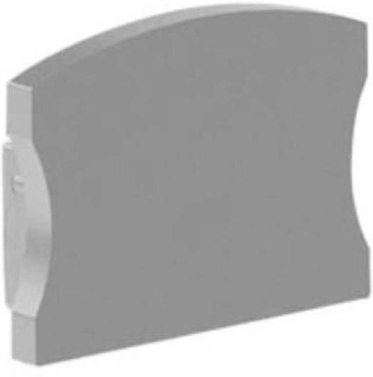 Alu-Endkappe Für Led-Profil 'Slw15' - Ohne Kabelloch - Silber