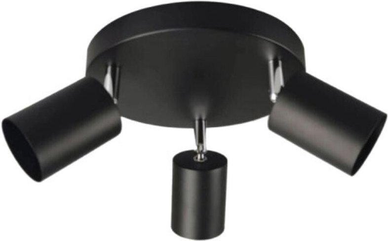 Spot mit 3 EDM-Projektoren - 50W - GU10 - Schwarz - Glühbirne nicht im Lieferumfang enthalten