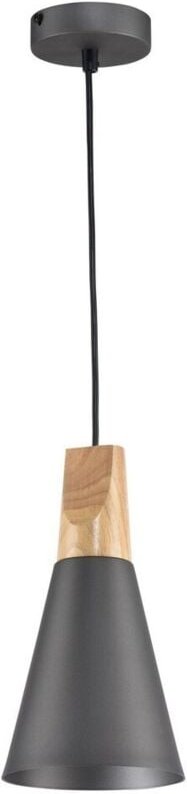 Maytoni - Bicones Dome Decken-Pendelleuchte Grau, 1-flammig, E27