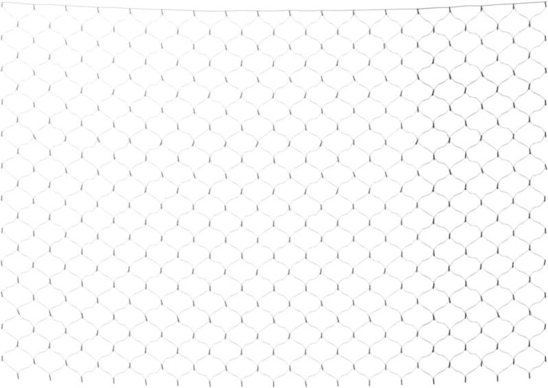 vidaXL Weihnachts-Lichternetz 4x4 m 544 LED Kaltweiß Indoor Outdoor