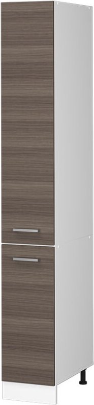 Hochschrank R-Line, Grau, 30 cm mit Türen Vicco