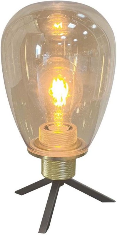 Steinhauer - tischlampe - Reflexion - bernstein - glas metall - ø