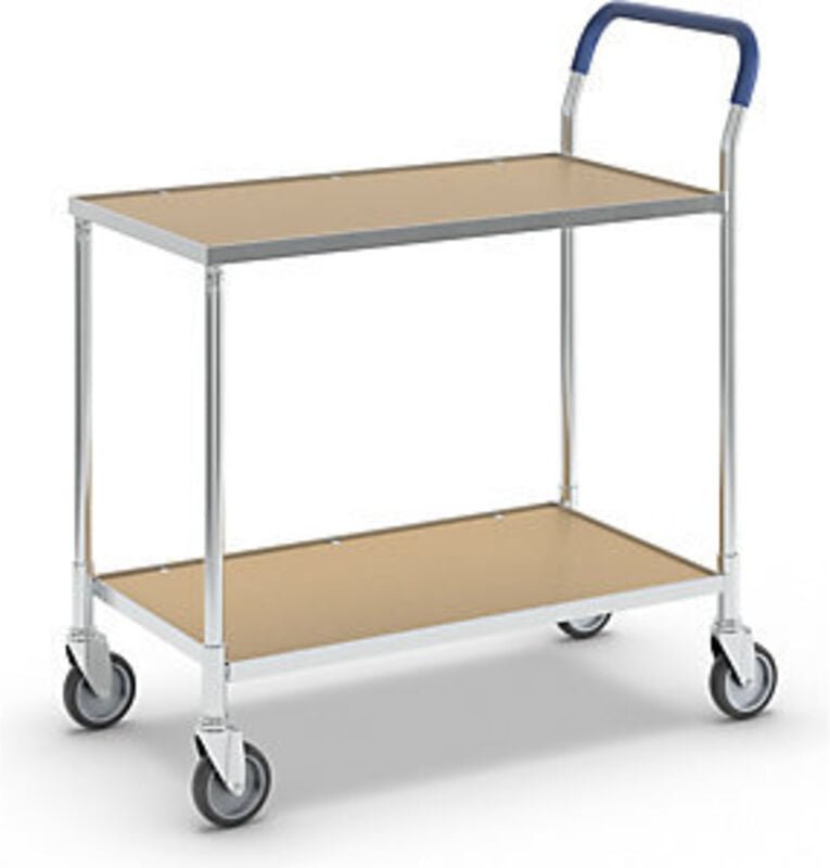 Kongamek Tischwagen ohne Bremse mit 760x430mm Ladefläche in Bucheoptik