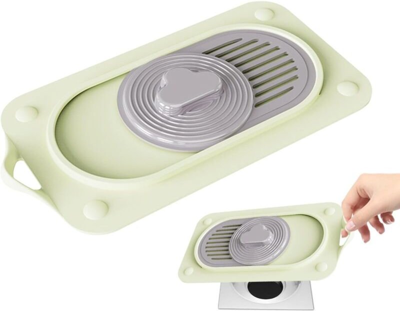 Bodenablauf aus Silikon, Duschablauf-Abdeckung, Abflussstopfen für Küchenabwassersauger, geruchshemmendes Küchen- und Ba...