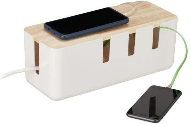 Kabelbox mit holzdeckel 88307