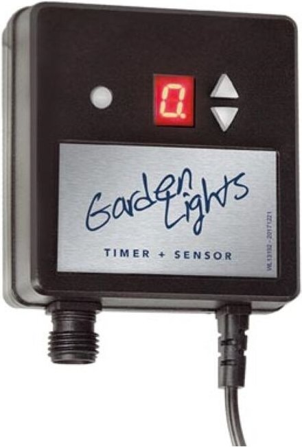 Garden Lights - Fotozellensensor mit Timer – 12 v – 150 w max.