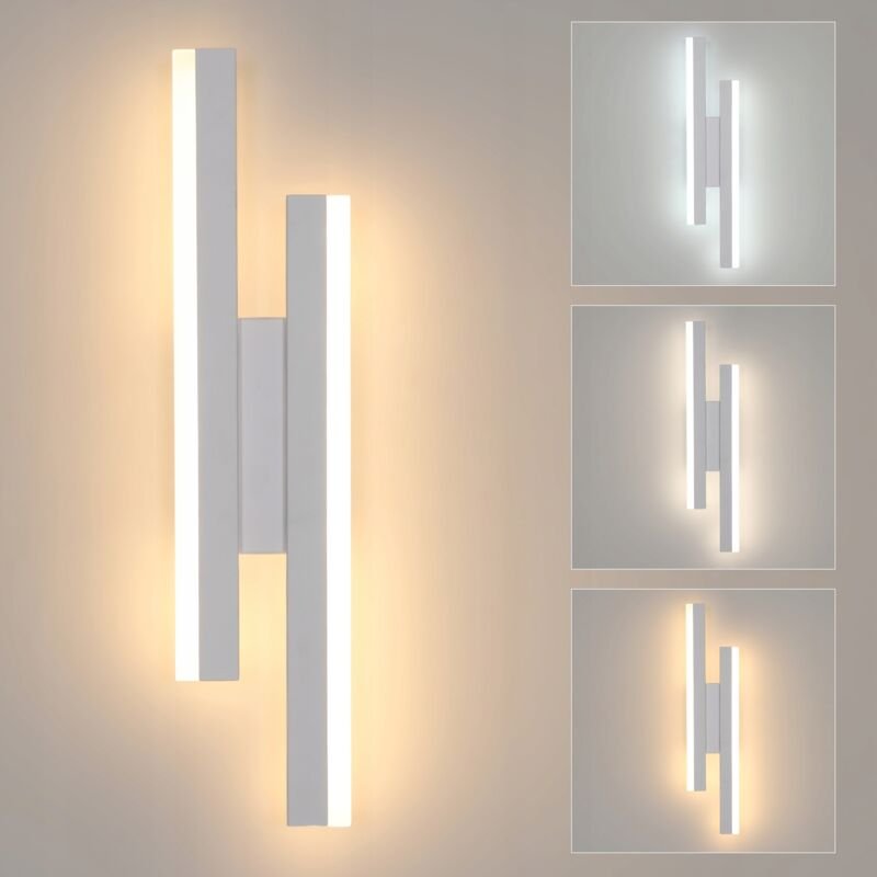Comely - Wandleuchte für den Innenbereich, 16 w, moderne LED-Wandlampe, 3000 K/4500 K/6000 k, Acryl-Innenwandleuchte für...