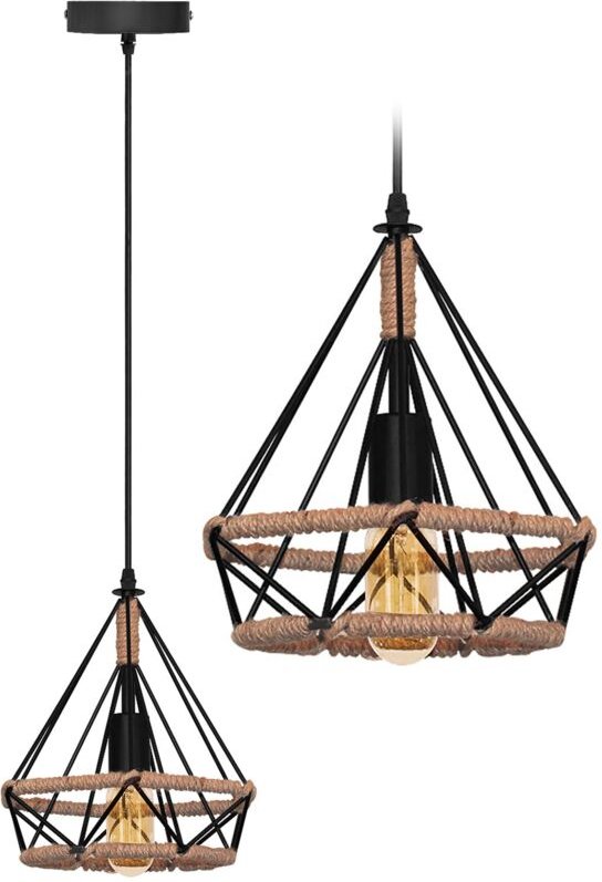 Deckenlampe geometric loft rope APP679-1CP
