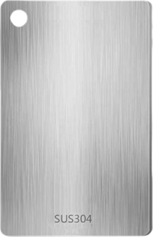 Schneidebrett aus Titan, Schneidebrett aus Edelstahl für die Küche, für Fleisch, Käse, Brot, Gemüse und Obst (30 x 20 cm...