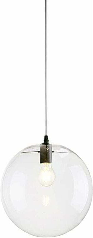 Wings of Wind Glaskugel E27 Pendelleuchte Kronleuchter Tropfen aus transparentem Glas Pendelleuchte schwarz Lampenfassun...