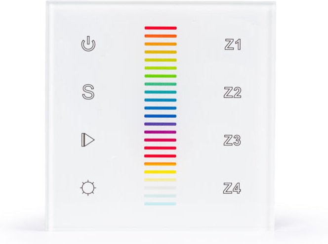 „Sunricher“ Touch-Steuerung - 4 Zonen - RGB - Perfect RF