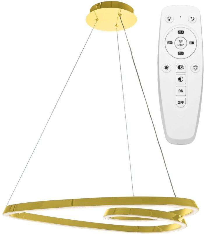 Lampe Led App7797-Cp Gold + Remote Control