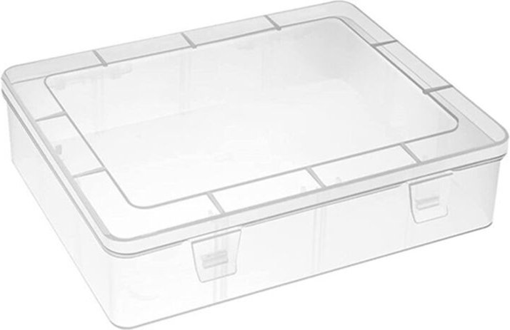 Tlily - Kleine Perlen-Organizer-Box, 13-teilige Aufbewahrungsboxen aus Kunststoff, kleine durchsichtige Behälterboxen mi...