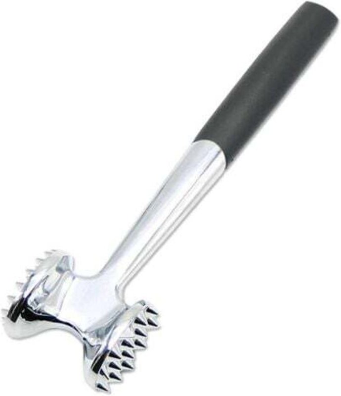 Fleischklopfer - Hammer für die Küche - Werkzeug zum Hämmern und Zartmachen von Fleisch, Steak und Hähnchen, sehr widers...