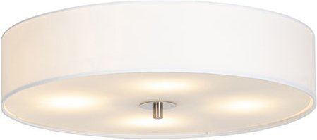 Country Deckenleuchte weiß 50 cm - Drum