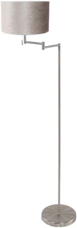 Mexlite - stehlampe - Bella - stahl - metall veloursstoff - Ø