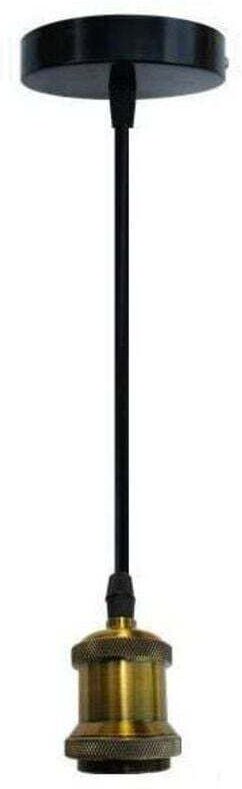 Pendelleuchtenfassung – Stromkabel für Pendelleuchten – Glühbirnenfassung – Vergoldete Pendelleuchtenfassung – Vintage-S...