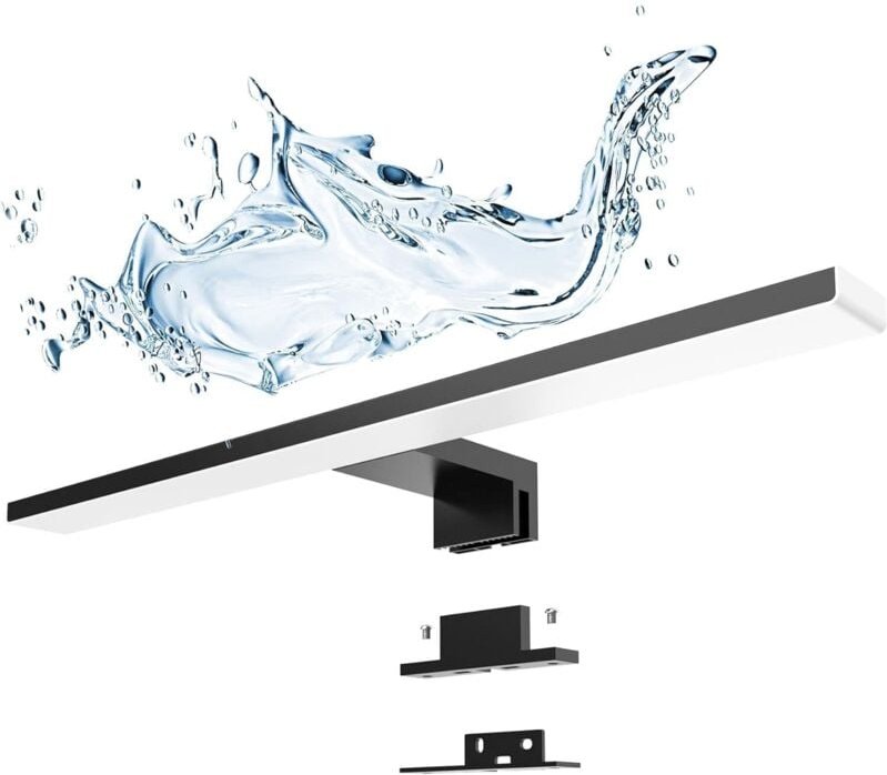 LED Badezimmerspiegel Wandleuchte, 40cm, Neutrales Licht 4200k, Beleuchtung Spiegel Wandleuchte