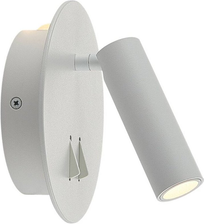 Led Wandleuchte, Wandlampe Innen 'Magya' aus Aluminium für Wohnzimmer & Esszimmer von Lucande