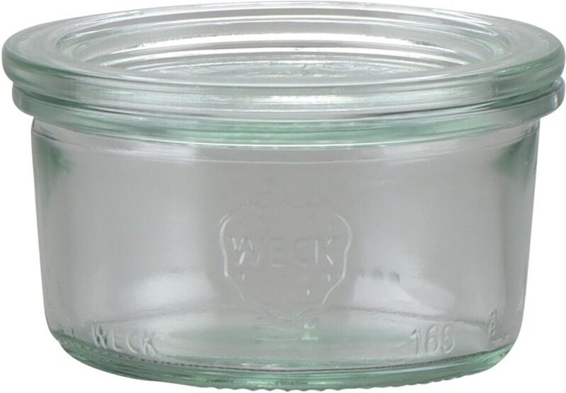 Siena Home - Sturz-Glas 'Cucinare' Rundrand 165 ml Weck-Glas, Rundrand-Deckel