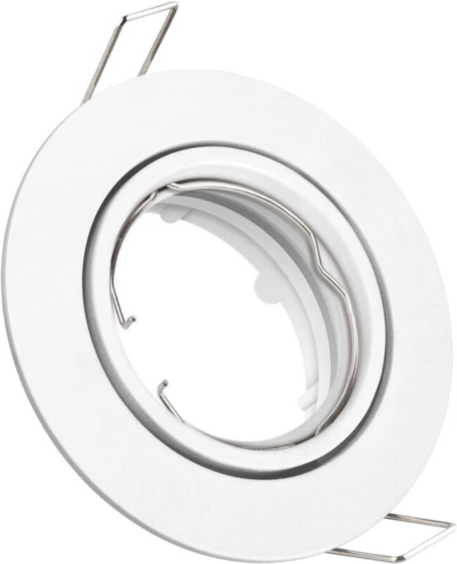 Weißes, rundes Schaukelring-Set aus Material