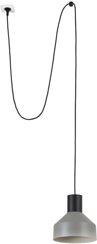 Kombo Hängelampe grau Ø200 mit Stecker 68604-64