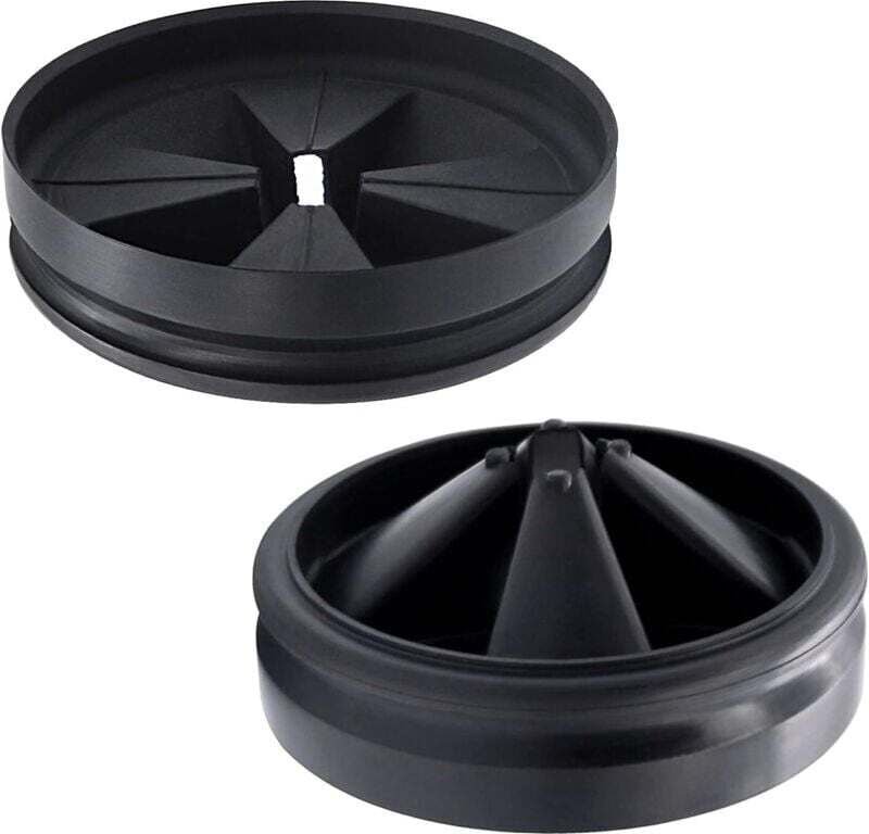 Paraspruzzi per tritarifiuti QCB-AM, ricambio per lavello InSinkErator Evolution Series, tappi di scarico rimovibili e s...