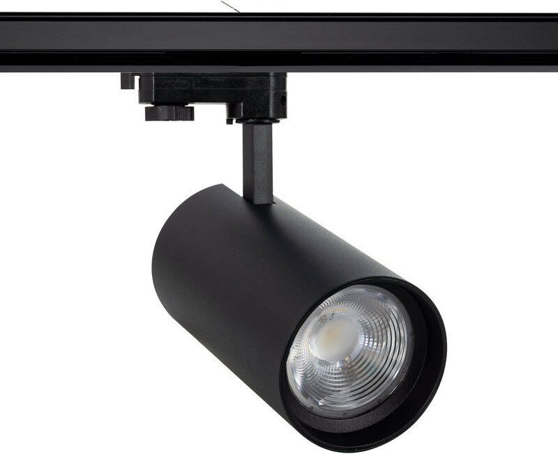 LED-Strahler New D'Angelo Schwarz 40W (cri 90) cct lifud 15-36º Frost für 3-Phasenstromschienen 36º94 mm - 36º94 mm