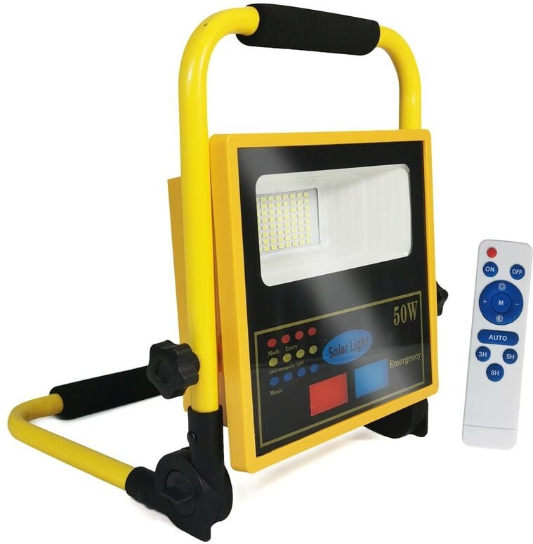 Europalamp - tragbarer SOLARFluter 50W 6000K