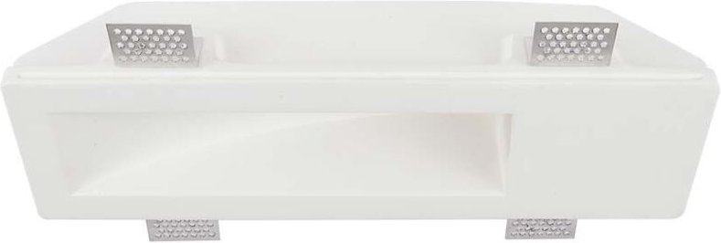 V-TAC VT-11010 LED-Einbaustrahler aus Gips quadratisch GU10 weiße Farbe Einbaulichtschnitt sku 6774