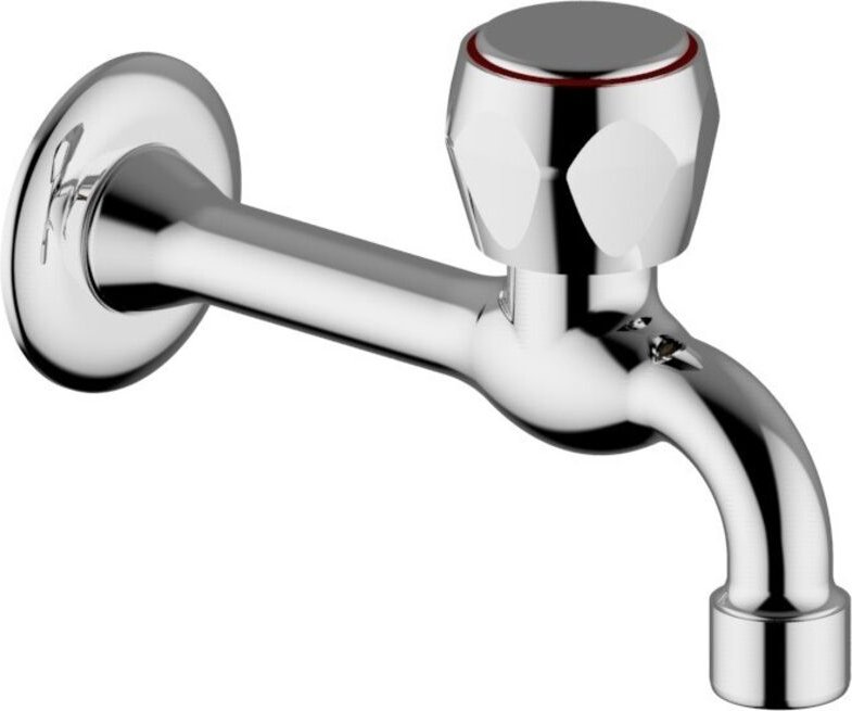 Teorema Rubinetteria - Wandarmatur mit Schlauchhalter - Teorema Corallo