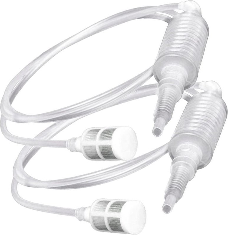 Set mit 2 Filterschläuchen für manuelle Heber zur Wein- und Bierherstellung, ca. 2 m lang, 1 Set