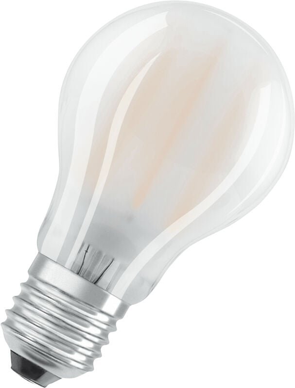 Osram - LED-Lampe, Sockel: E27, Warm White, 2700 k, 7 w, Ersatz für 60-W-Glühbirne, matt, led base classic a