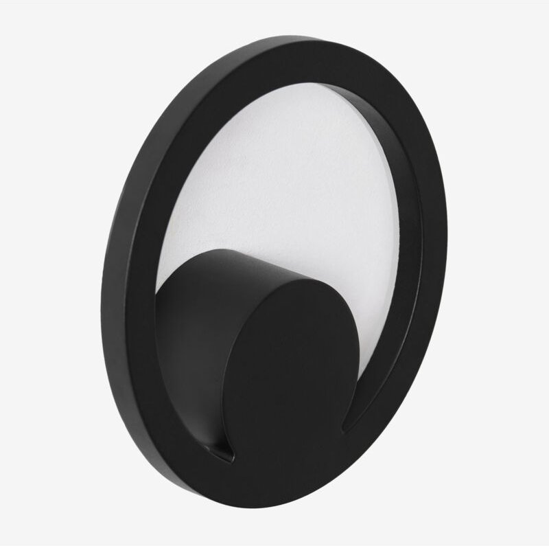 Sklum - LED-Wandleuchte für den Außenbereich aus Aluminium Quiven Schwarz