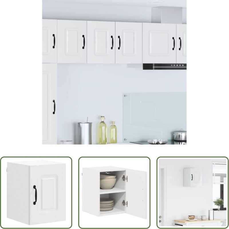 vidaXL Küchenorganisation - Küchenschrank Kalmar Weiß 30 x 31 x 40 cm Holzwerkstoff