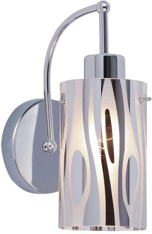 Triplet - Moderne Wandleuchte Chrome 1 Light, E27 - Italux