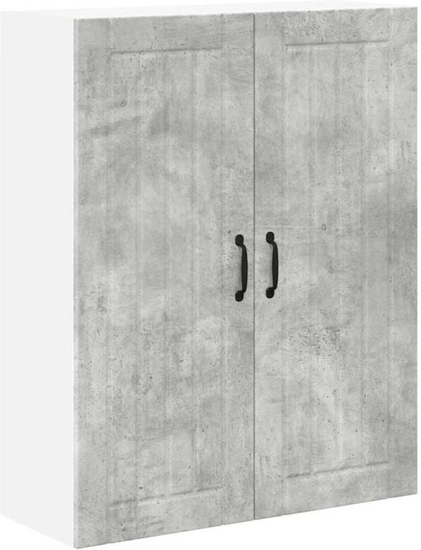 Thumbnail - Küchenhängeschrank Beton Grau 80 x 31 x 100 cm Holzwerkstoff vidaXL