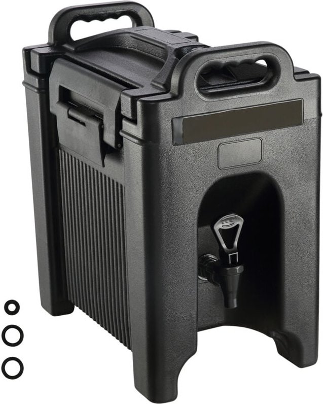 Isolierter Getränkespender mit 2,5 Gallonen Fassungsvermögen, Thermo-Getränkekühler mit 0,9 Zoll PU-Schicht und zweistuf...