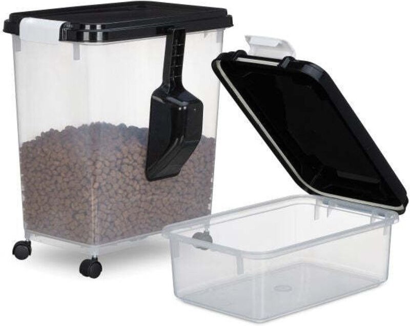 Northix - Aufbewahrungsbox fur hundefutter 2 stk