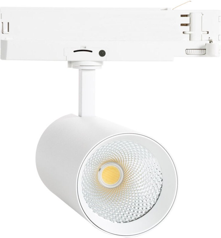 Efectoled - 3-Phasenstromschiene LED-Strahler 40W Carlo cct Wählbar Weiss (4000K - 5000K - 6000K) Wählbar