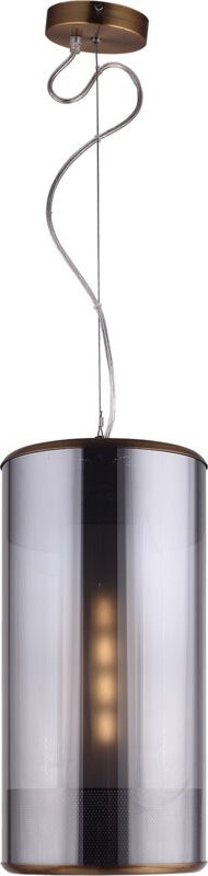 Lumineca - Hängelampe Geminic 20x40 cm Grau