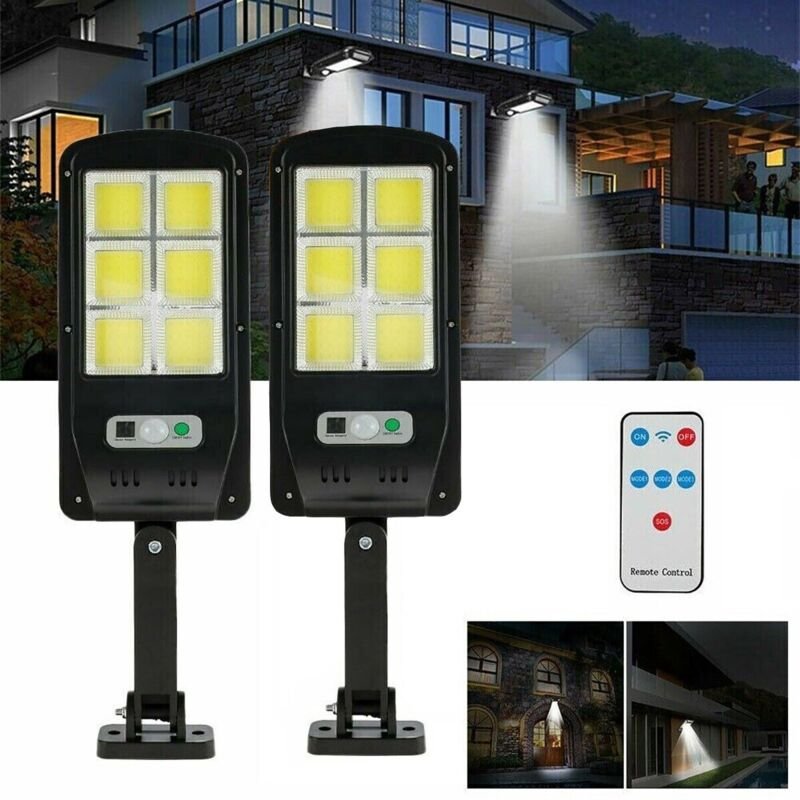 Paarstrassenlampenleuchtensolar-Scheinwerferpanelsensor6ledcob-Scheinwerfer