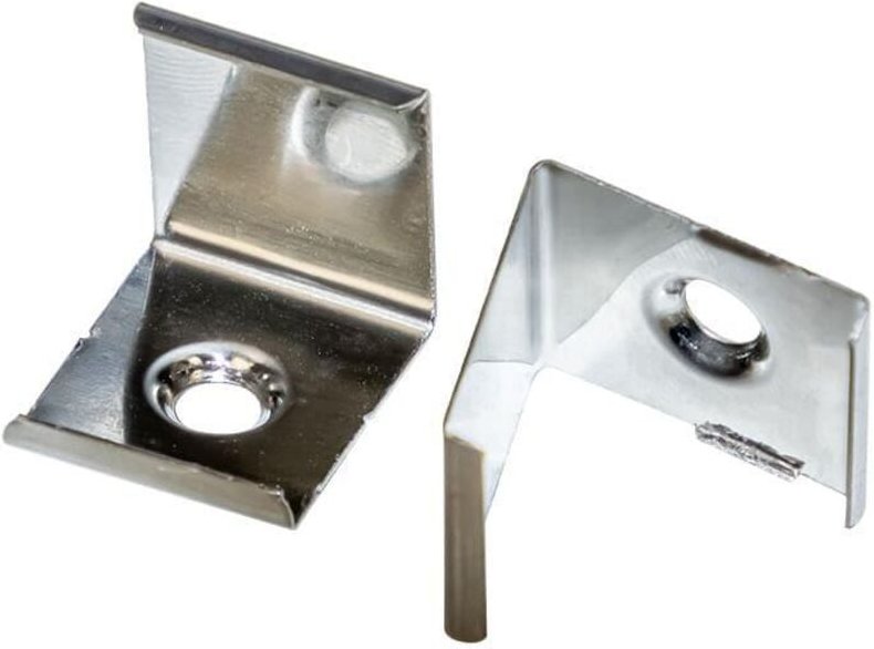 1 Paar Montageclips Halter für LED Eck-Profil 15x15mm (1693,4593)