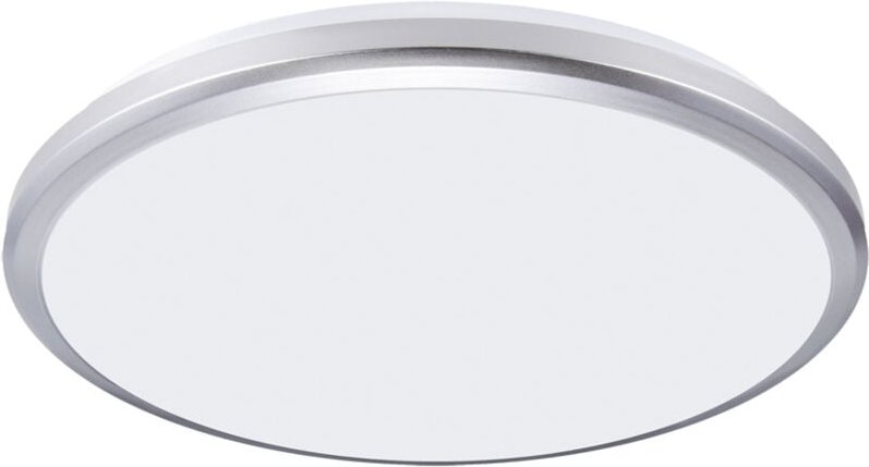 Hermetische LED-Deckenleuchte PLANAR 18W 4000K IP65 silber